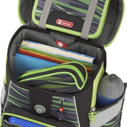 Step by Step Schulranzen Schultasche Set SPACE Wild Cat Chiko 5-tlg Jungen