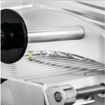 Aufschnittmaschine Allesschneider Edelstahl Ø 250 mm Schrägschneider 480 U/min