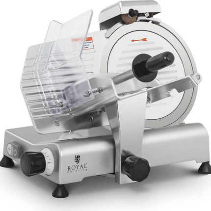 Aufschnittmaschine Allesschneider Edelstahl Ø 250 mm Schrägschneider 480 U/min