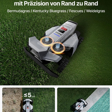 Mähroboter SEGWAY Navimow X420, 43cm/2000m² mit APP, GPS-RTK Technologie, inkl.