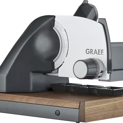 Allesschneider Brotschneidemaschine Schwarz Holz 170W - Graef S55006 ICONIC²³