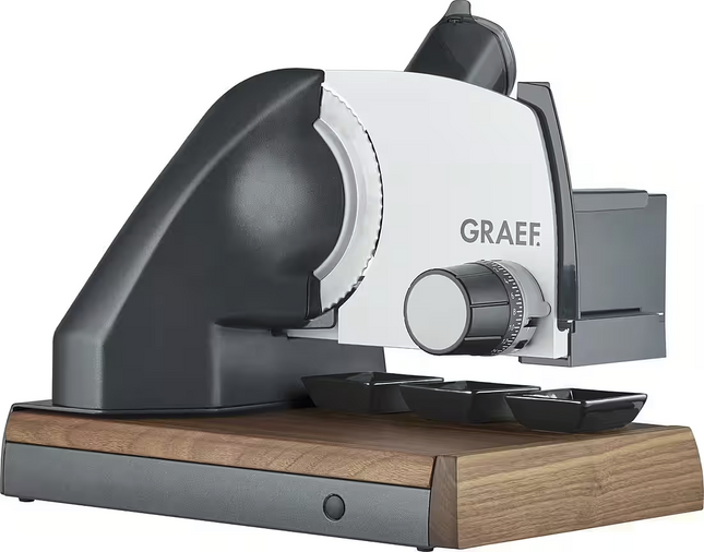 Allesschneider Brotschneidemaschine Schwarz Holz 170W - Graef S55006 ICONIC²³