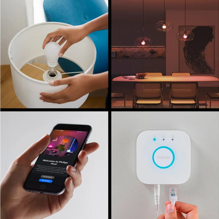 Philips Hue Leuchtmittel E27 Glühlampenform 6.500 K 806 lm 8 W Set NEU & OVP