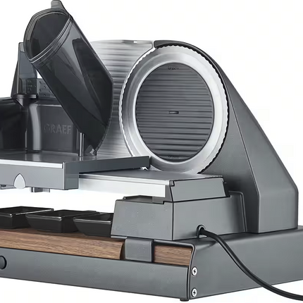 Allesschneider Brotschneidemaschine Schwarz Holz 170W - Graef S55006 ICONIC²³