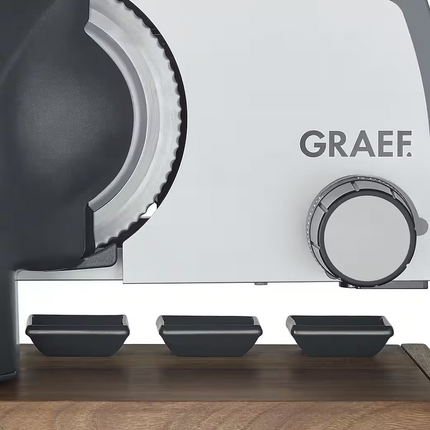 Allesschneider Brotschneidemaschine Schwarz Holz 170W - Graef S55006 ICONIC²³