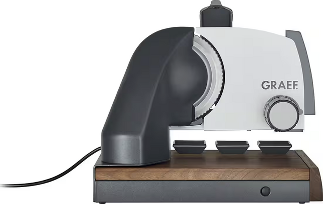 Allesschneider Brotschneidemaschine Schwarz Holz 170W - Graef S55006 ICONIC²³